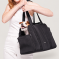 Load image into Gallery viewer, Convertible Carrier black view on a pale warm-gray background