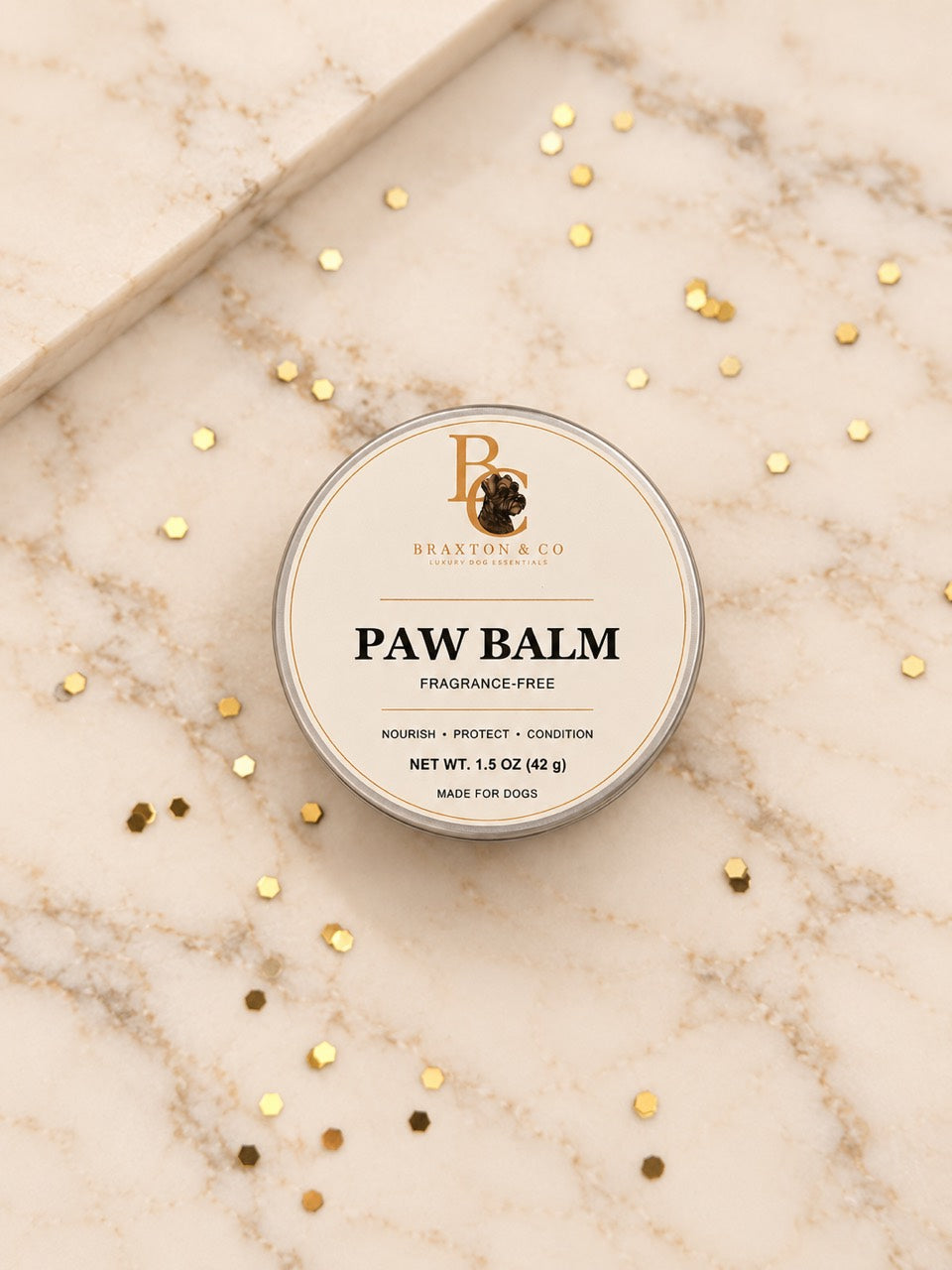 BRAXTON & CO Dog Paw Balm — Fragrance Free