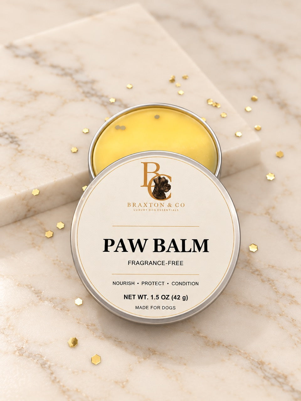 BRAXTON & CO Dog Paw Balm — Fragrance Free