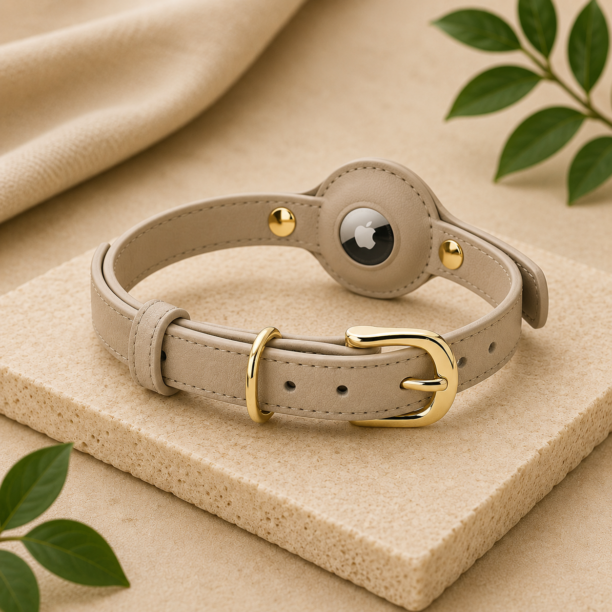 Braxton AirTag Dog Collar by Nina Woof