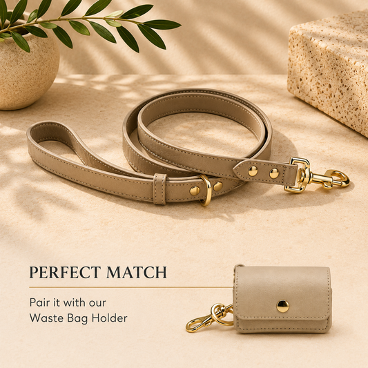Braxton Vegan Leather Dog Leash by Nina Woof