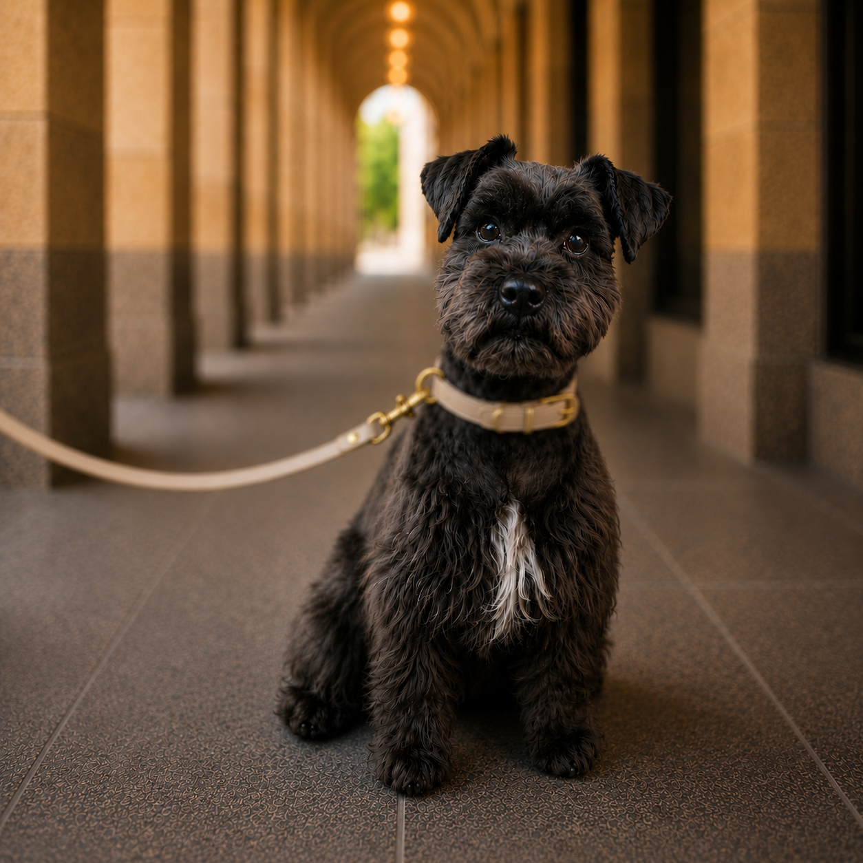 Braxton Vegan Leather Dog Leash by Nina Woof