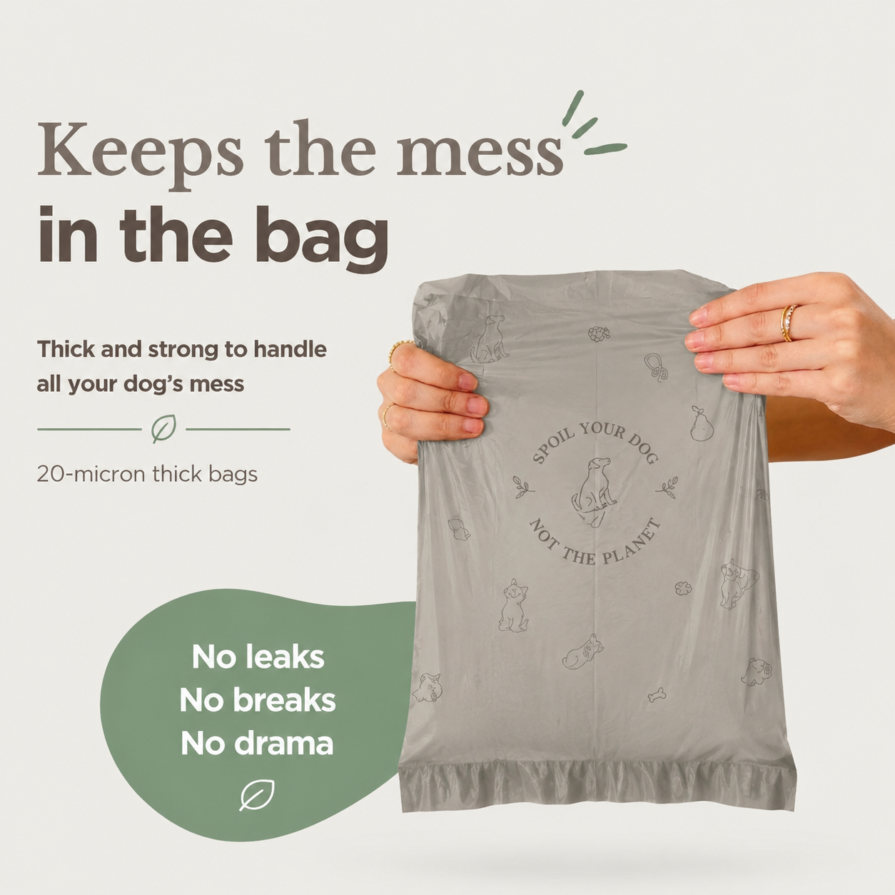 Braxton Biodegradable Waste Bags by Nina Woof