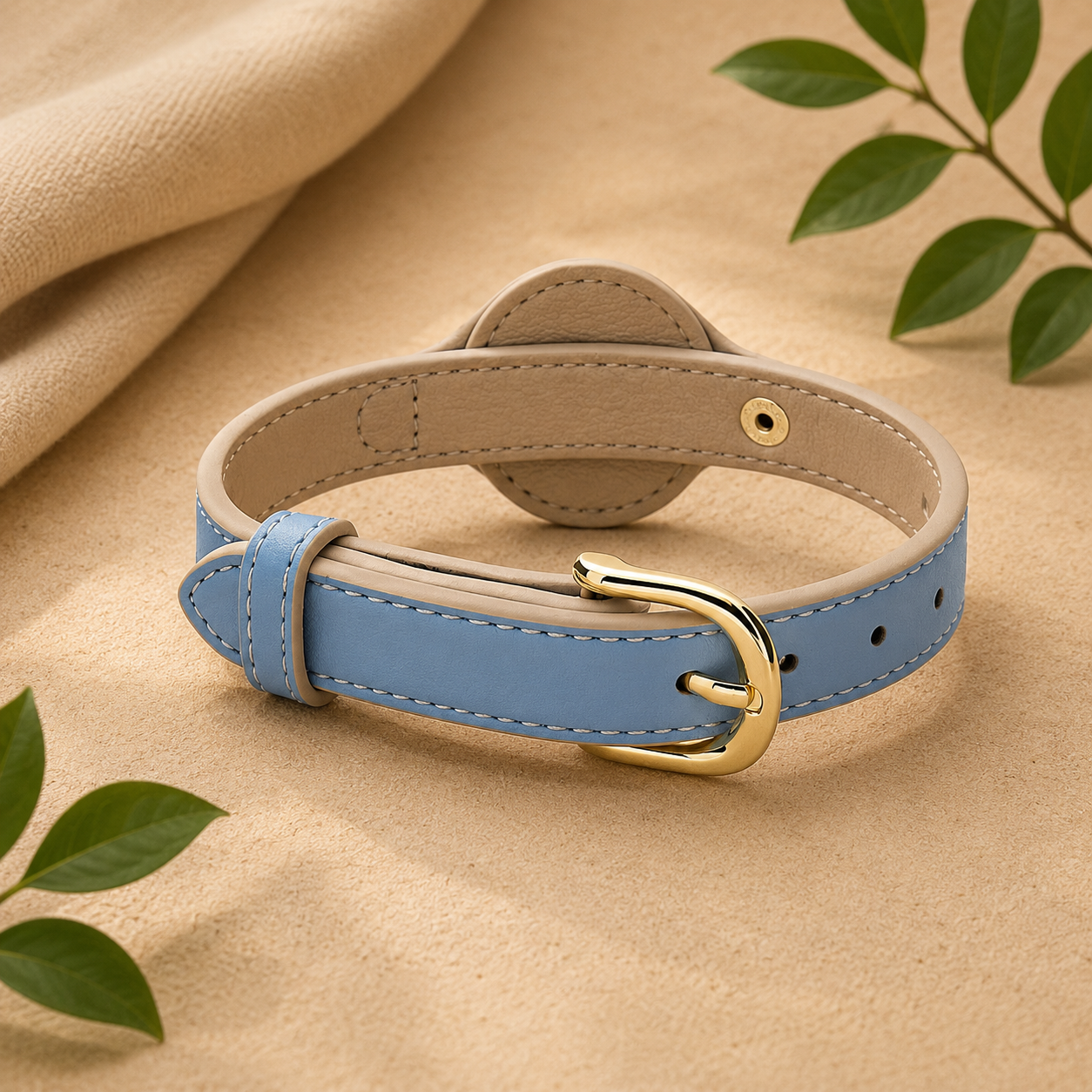 Braxton AirTag Dog Collar by Nina Woof