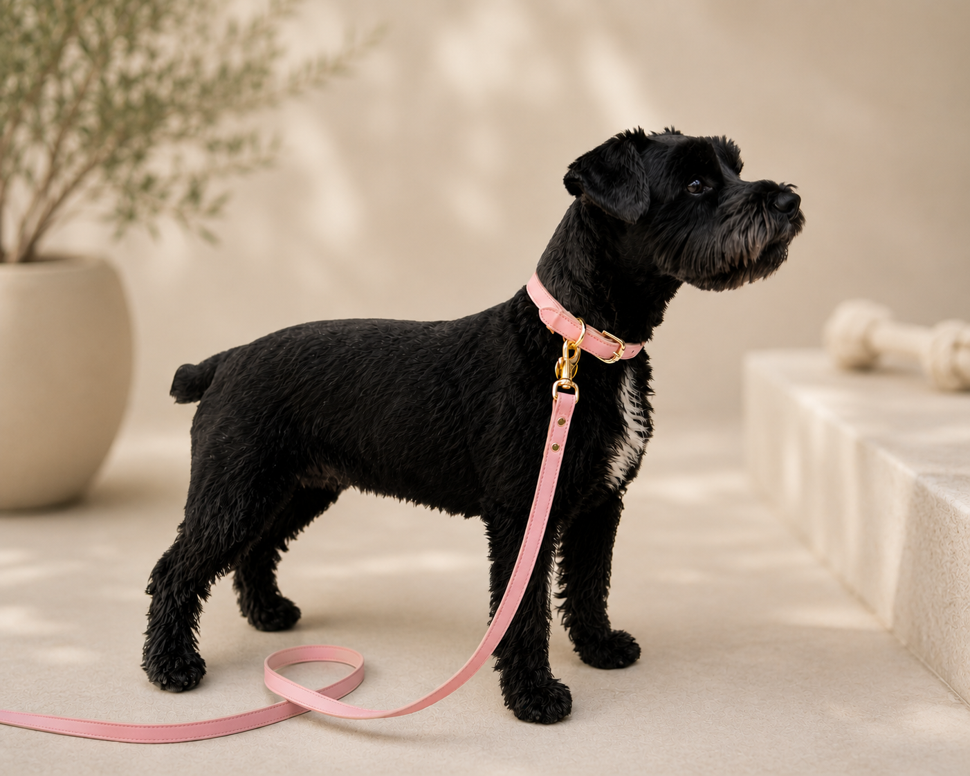 Braxton Vegan Leather Dog Leash by Nina Woof