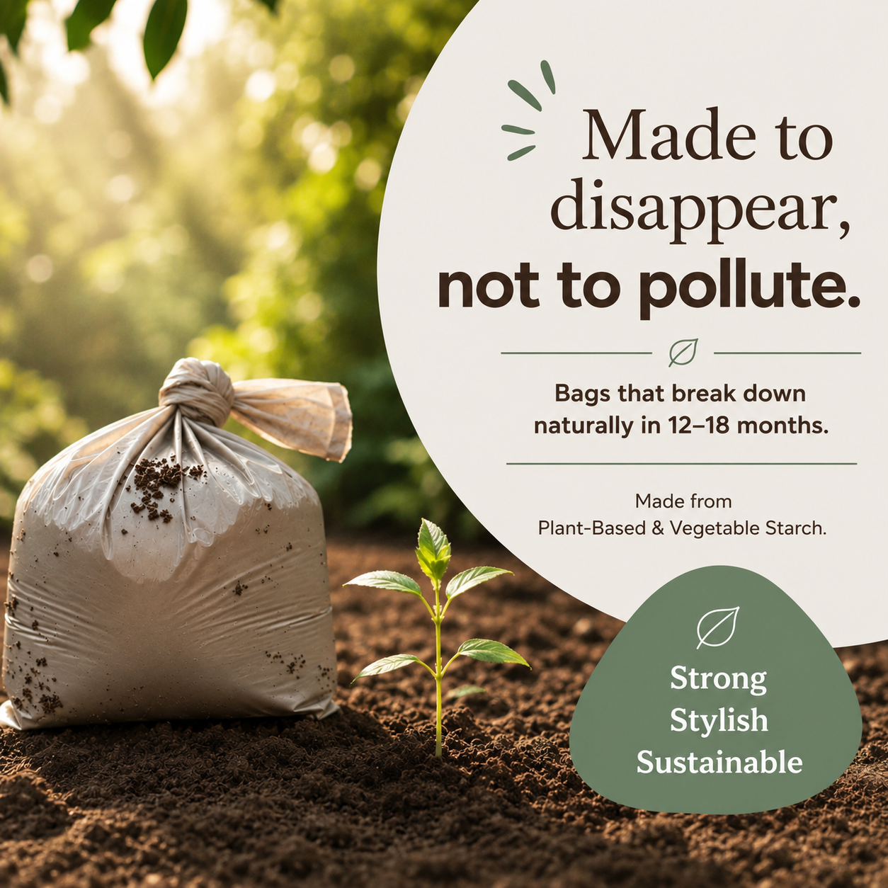 Braxton Biodegradable Waste Bags by Nina Woof