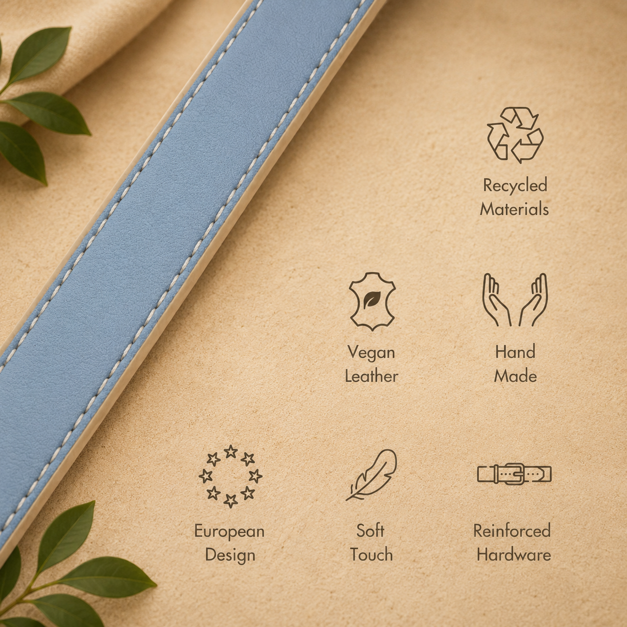 Braxton AirTag Dog Collar by Nina Woof