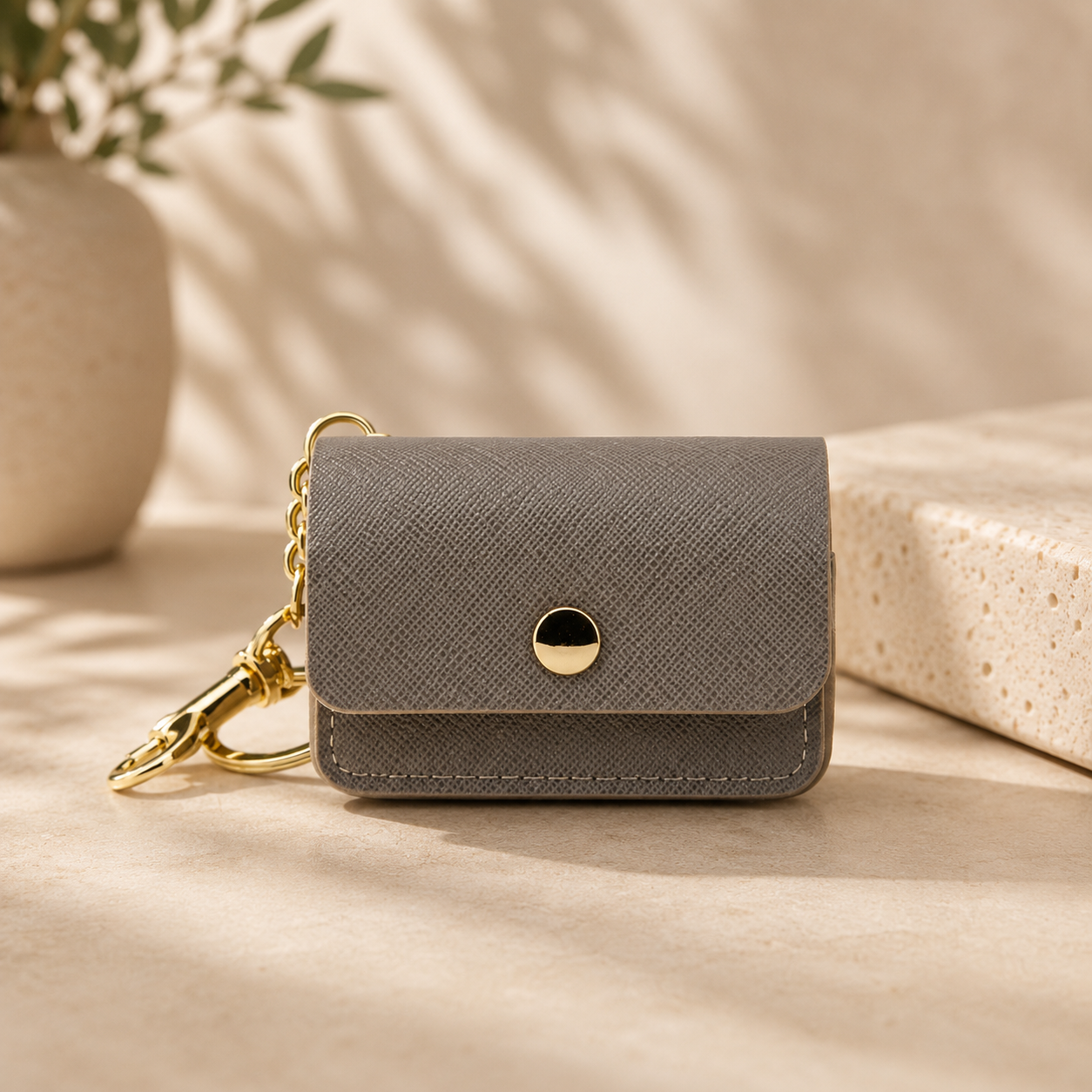 Braxton Vegan Leather Waste Bag Holder by Nina Woof