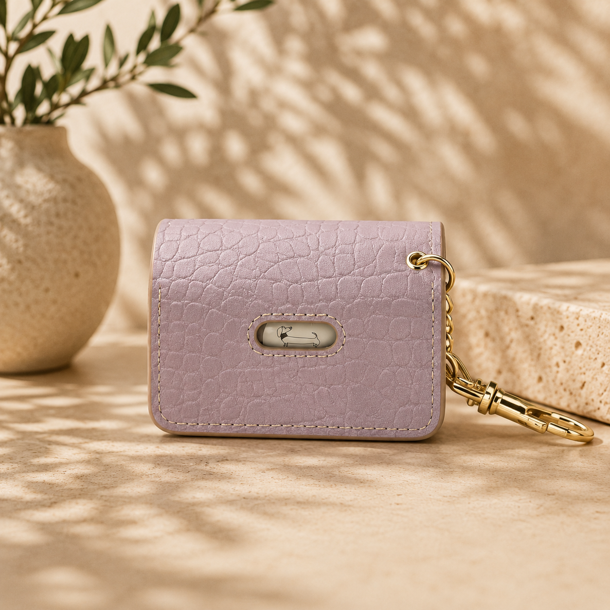 Braxton Vegan Leather Waste Bag Holder by Nina Woof